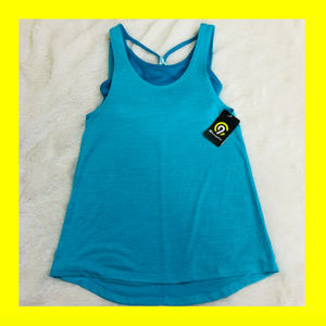Champion Performance Tank w/built in bra Blue XS